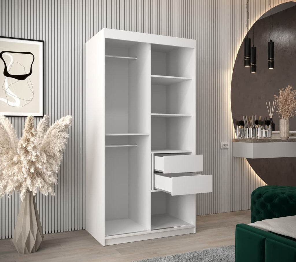Liberty Parma II Sliding Door Wardrobe 100cm