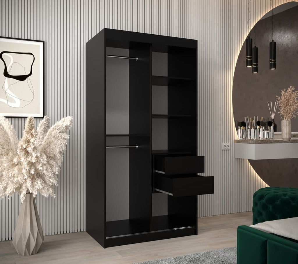 Liberty Parma III Sliding Door Wardrobe 100cm