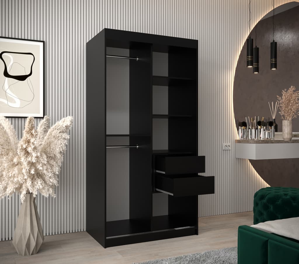 Liberty Boliwia Sliding Door Wardrobe 100cm