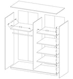 Liberty Beta Sliding Door Wardrobe