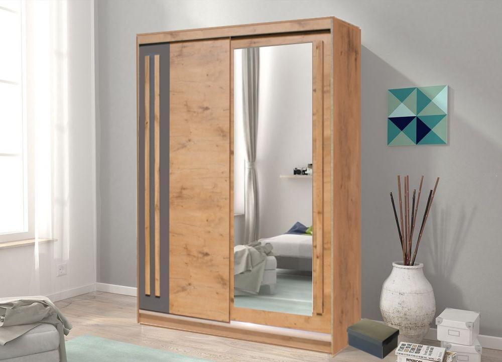 Liberty Effect 2 Sliding Door Wardrobe 175cm