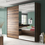 Liberty Beta Sliding Door Mirrored Wardrobe