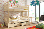 Wooden Bunk Bed Gabi with Storage