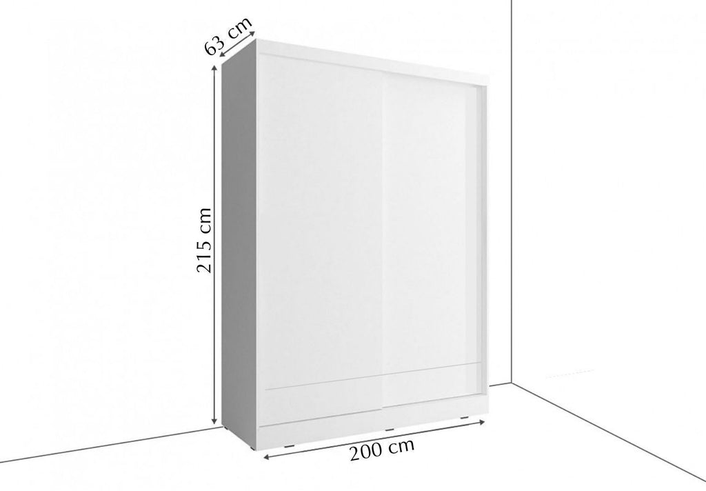 Liberty Arti 24 - 2 Sliding Door Wardrobe 200cm