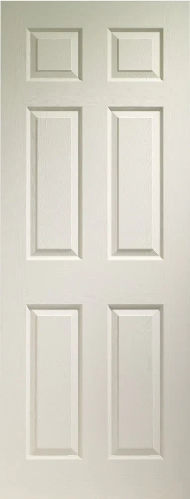 Internal White Moulded Colonist Fire Door