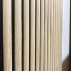 Curved Oak Acoustic Wall Panelling 240x60cm