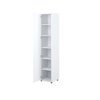 Bed Concept BC-21 Tall Storage Cabinet 45cm [White Matt] - Interior Image