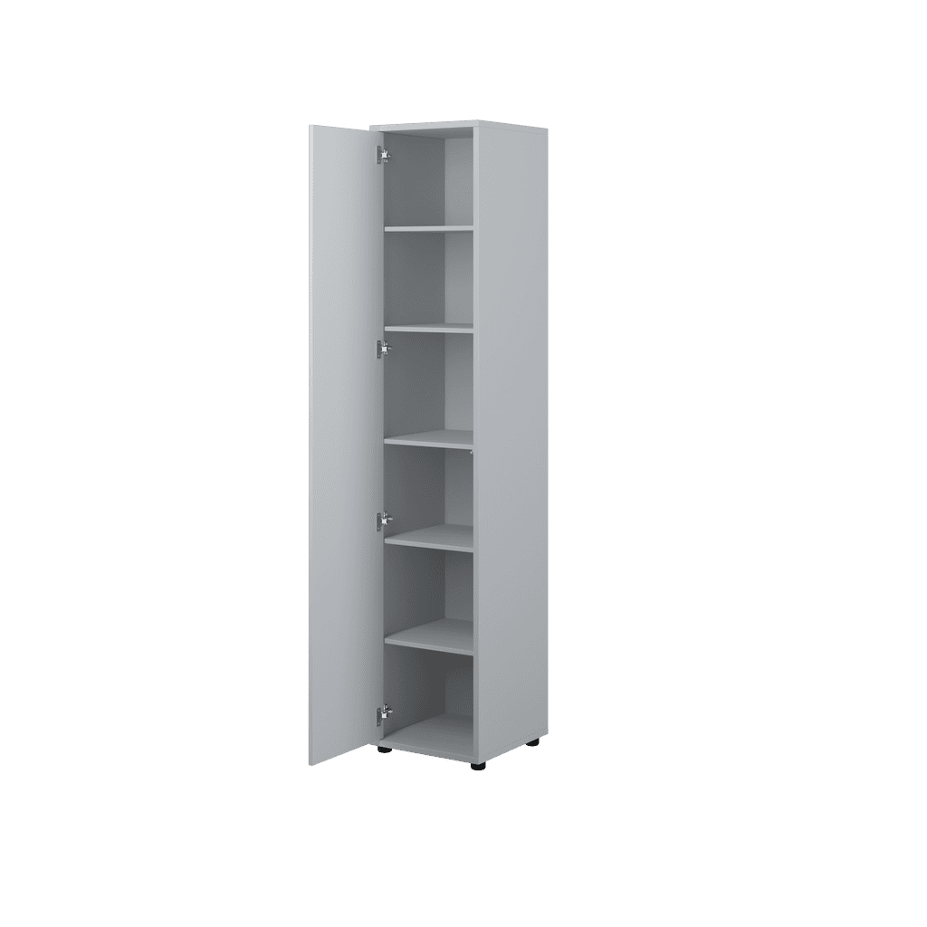 Bed Concept BC-21 Tall Storage Cabinet 45cm [Grey] - Interior Image