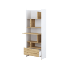 Bed Concept BC-22 Bookcase 84cm [Oak] - Interior Image