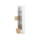 Bed Concept BC-23 Tall Storage Cabinet 44cm [White] - Interior Image