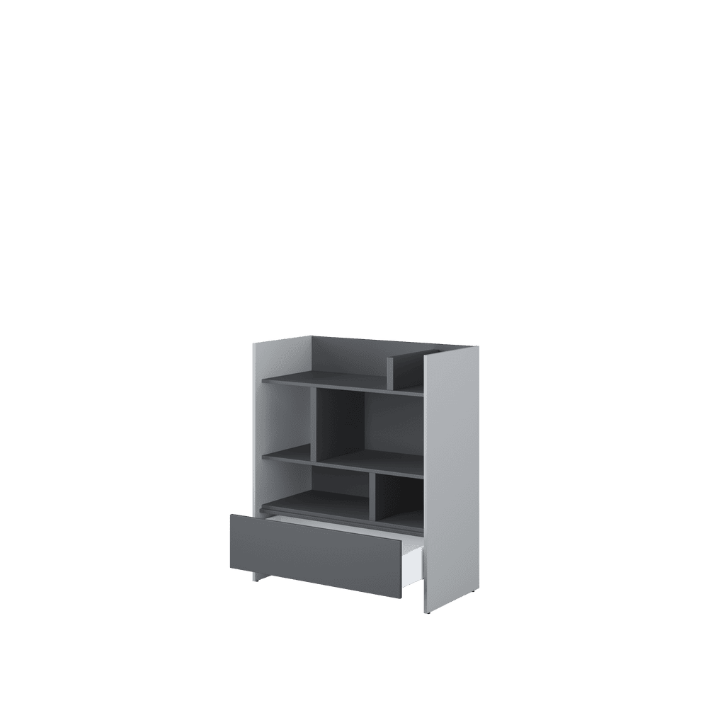 Bed Concept BC-25 Sideboard Cabinet 92cm [Grey] - Interior Image 