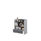 Bed Concept BC-25 Sideboard Cabinet 92cm [Grey] - Interior Image 2