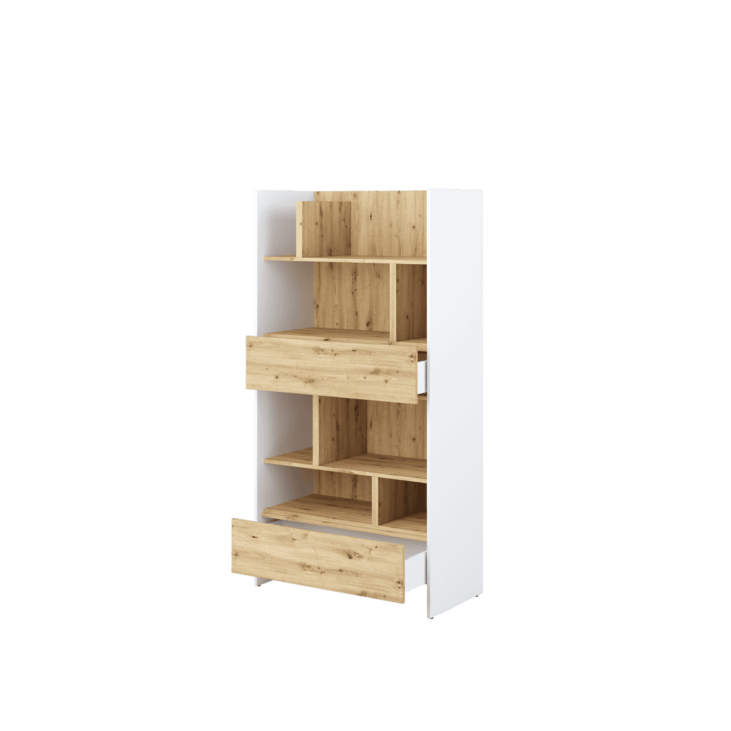 Bed Concept BC-28 Sideboard Cabinet 92cm [White] - Interior Image