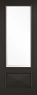 Internal LPD Black Knightsbridge Glazed Door