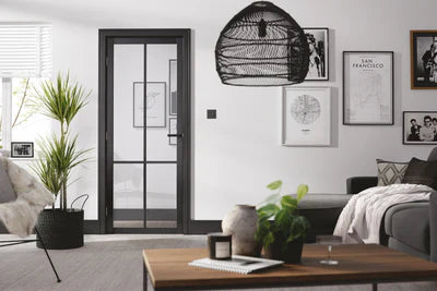 Internal LPD Black Pre-Finished Liberty Glazed Door
