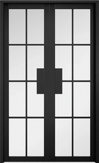 LPD Malvern Internal Black Doors Room Divider Set