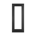 Deanta Blenheim Prefinished Black Internal Door with Glass