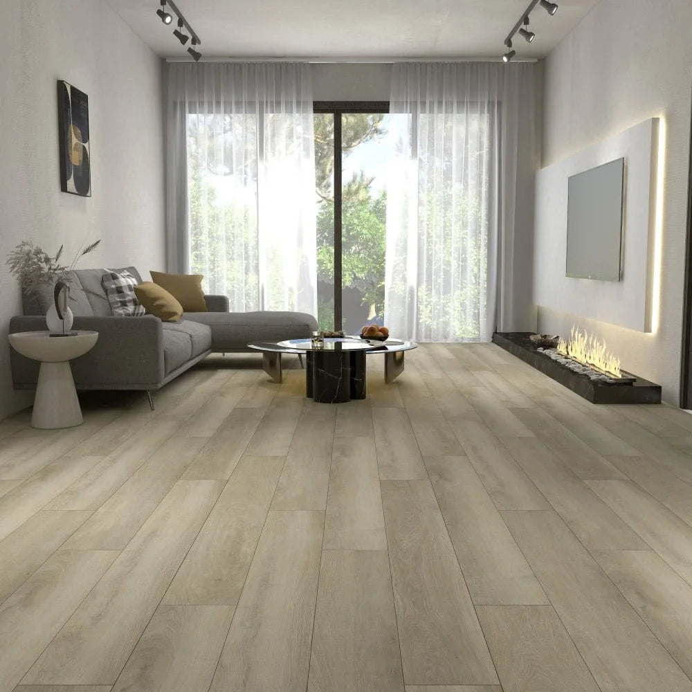 Lifestyle SPC 5mm Luxury Buttermilk Oak Luxury Rigid Vinyl Flooring