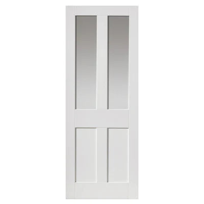 Liberty Internal Rushmore White Clear Glazed Internal Door