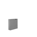 Work Concept Slim Convertible Hidden Desk 90cm [Grey] - White Background