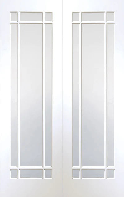 XL Joinery Cheshire White Primed Clear Glazed Pair