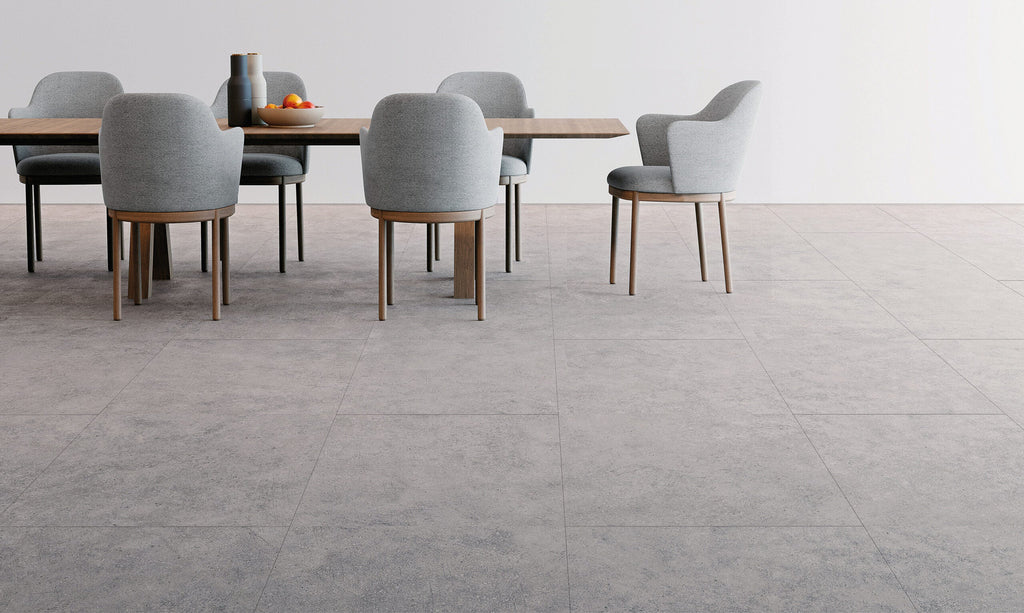 FAUS Industry Tile 8mm Concrete Ultra Matt Tile Laminate Floor