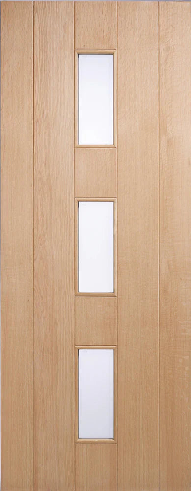 External Oak Copenhagen Double Glazed Door