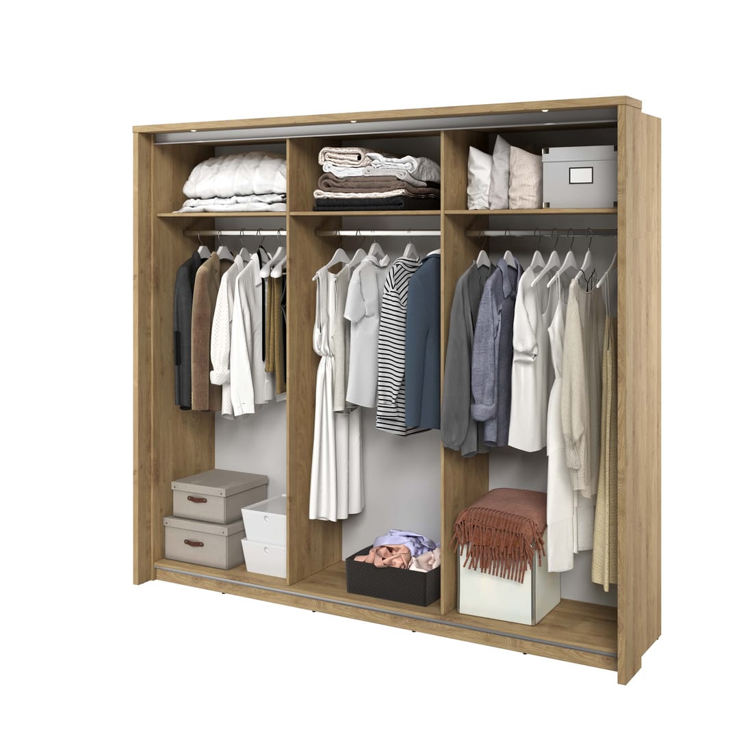 Liberty Arti 27 - 3 Sliding Door Wardrobe 240cm