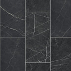 FAUS  Industry Tile Black Marble Tile 8mm Laminate Floor