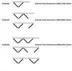 XL Joinery Oak Freefold Door System