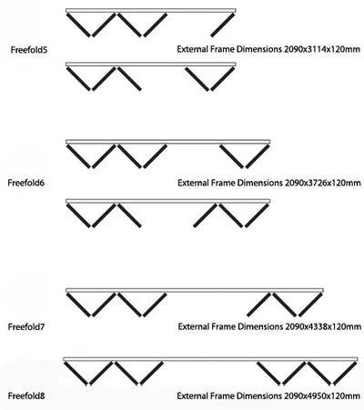 XL Joinery Oak Freefold Door System