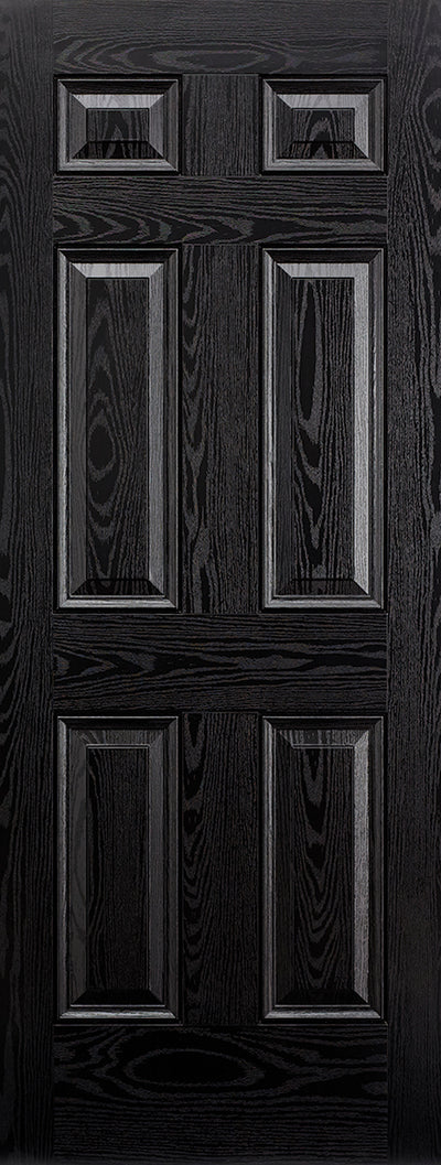 External Colonial Black Door
