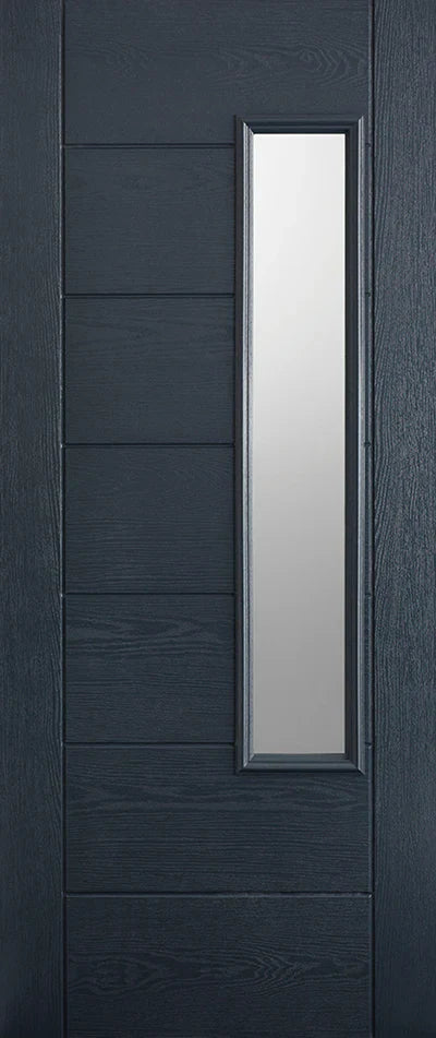External Newbury Grey Glazed Door