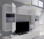 Calabrini Wall Cabinet 105cm [Black] - Lifestyle Image 3