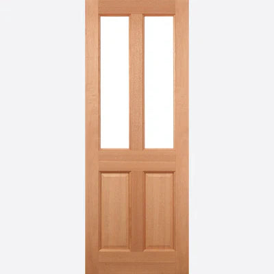 External Hardwood Malton Glazed Frosted 2L Door