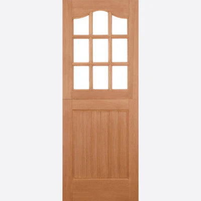 External Hardwood Stable 9L M&T Unglazed Door