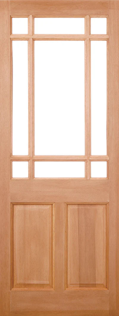External Hardwood Warwick M&T Unglazed Door