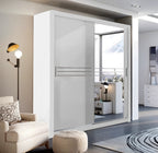 Liberty Havana ID-12 Sliding Door Wardrobe 203cm in White Matt