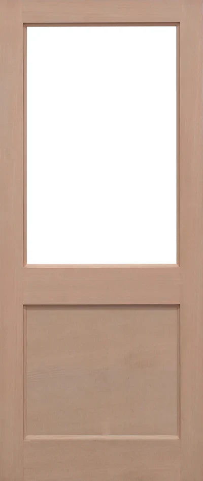 External Hemlock 2XG Unglazed Door