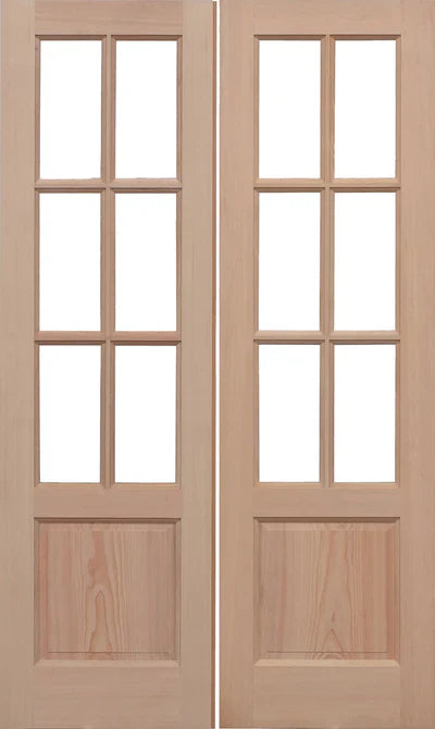 External Hemlock Unglazed GTP2P Pairs Door