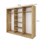 Liberty Idea 20 - 3 Sliding Door Wardrobe 250cm