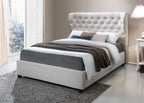 Sareer Infinity Cream Fabric Ottoman Bed