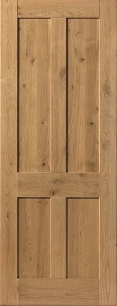 Internal Oak Rustic Oak 4P Door