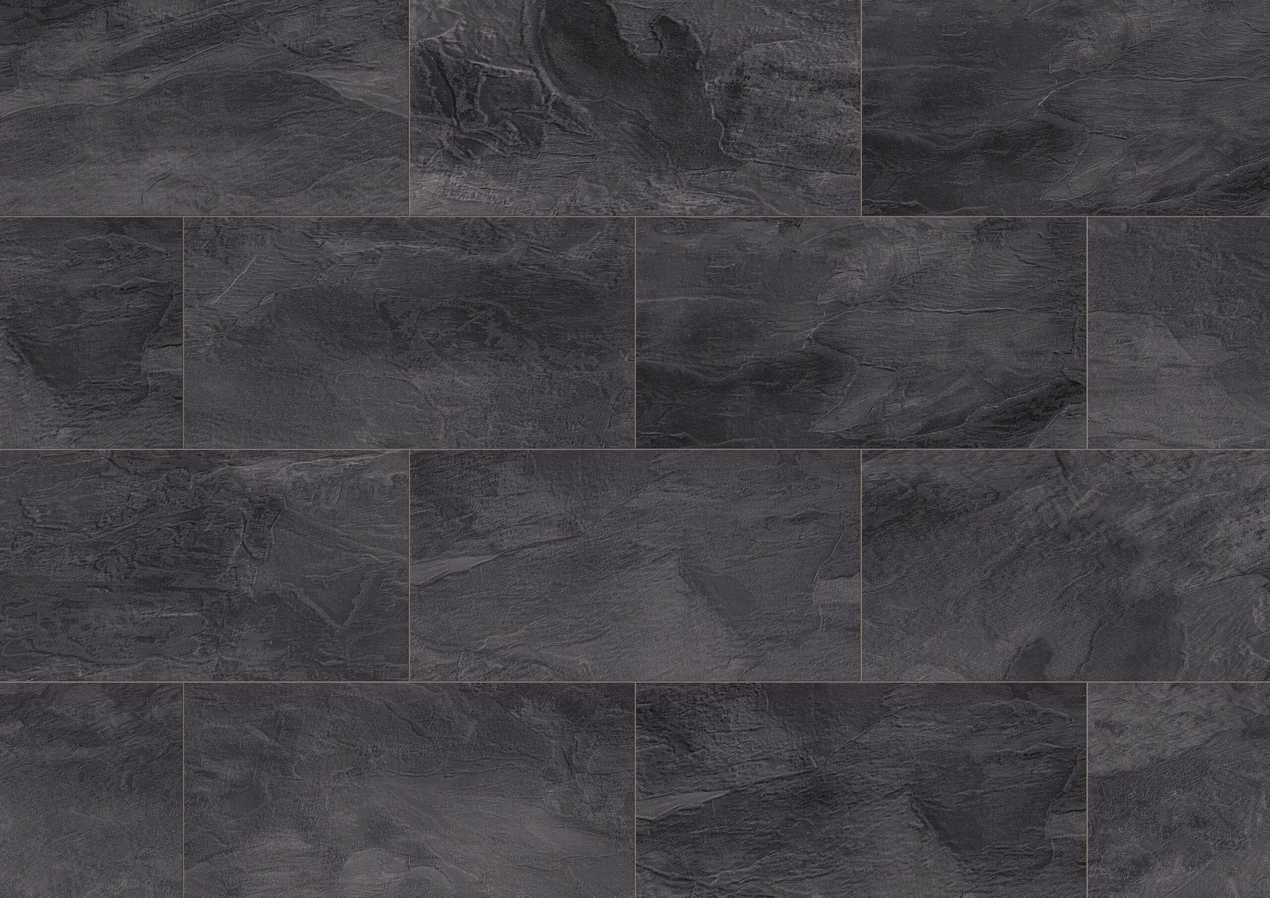Liberty Organic Classic Nightfall Slate Tile 8mm Laminate Flooring Water Resistant