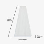 Lifestyle SPC 5mm Luxury Misty White Oak Luxury Rigid Vinyl Flooring