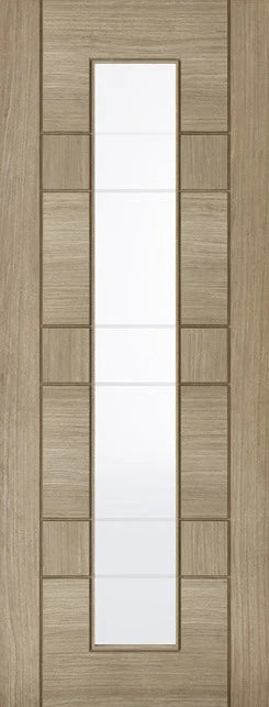 Internal LPD Prefinished Light Grey Edmonton Glazed Door