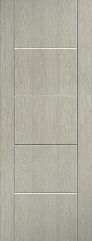 Internal LPD Ladder Light Grey Laminate Pre-Finished Fire Door