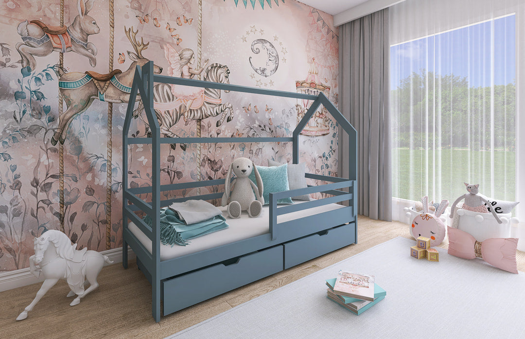 Wooden Single Bed Lila Bed With Storage