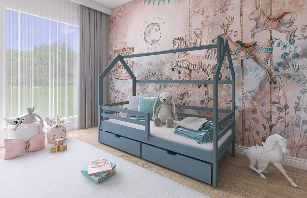Wooden Single Bed Lila Bed With Storage