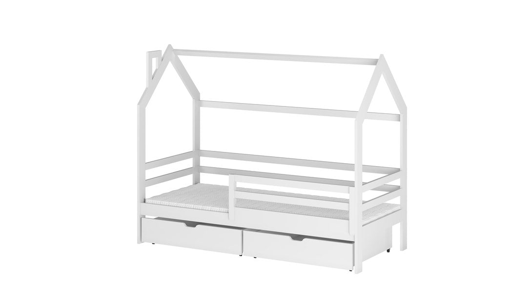 Wooden Single Bed Lila Bed With Storage